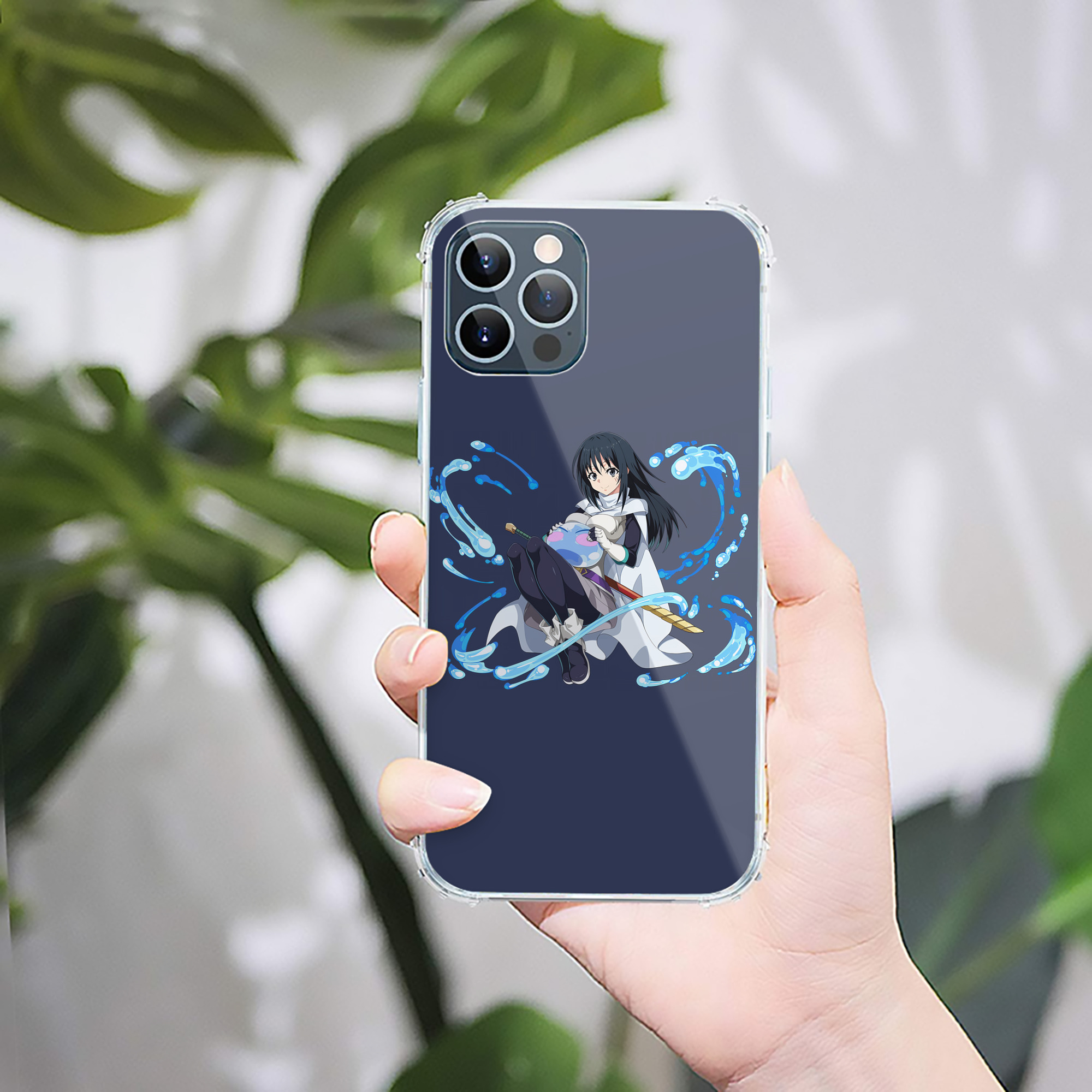 （画像用） 転スラ Regarding Reincarnated to Slime 【iPhone 12シリーズ対応】透明スマホケース（クリアソフトケース）